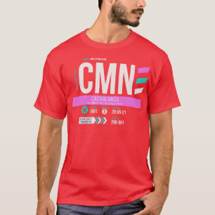 Casablanca CMN:s flygplatskod Märkre 1 T Shirt