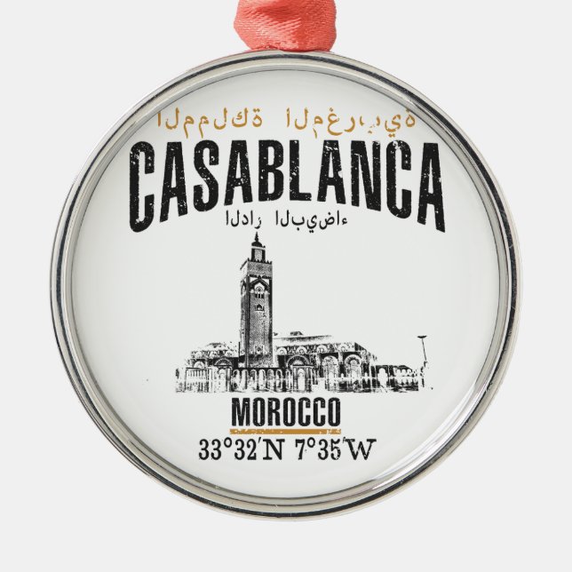 Casablanca Julgransprydnad Metall (Framsidan)