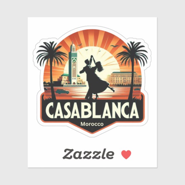 Casablanca Klistermärken (Ark)