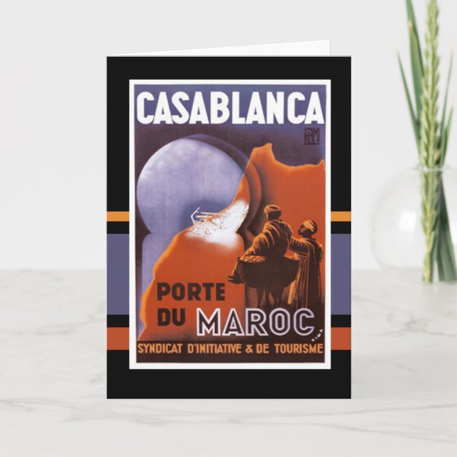 Casablanca Kort (Framsida)