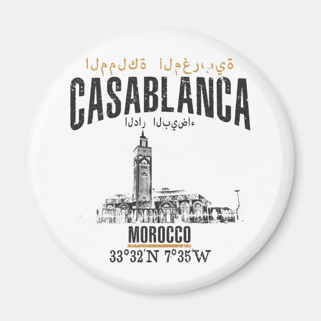 Casablanca Magnet (Framsidan)