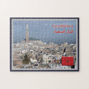Casablanca - Marocco - Panorama - Pussel