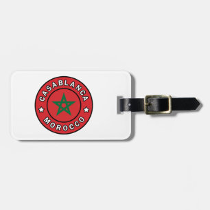 Casablanca Marocko Bagagebricka
