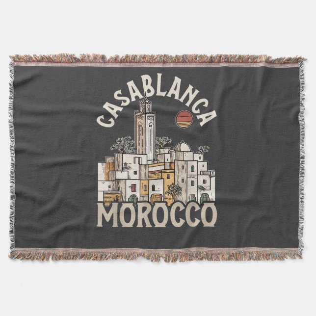 Casablanca Marocko  Filt (Framsidan)