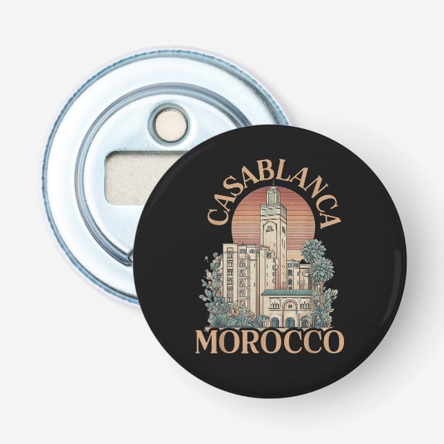 Casablanca Marocko Flasköppnare (Framsidan)