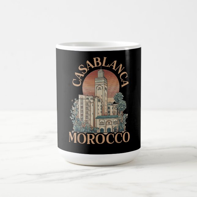 Casablanca Marocko Kaffemugg (Center)