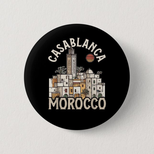 casablanca marocko  knapp (Framsida)