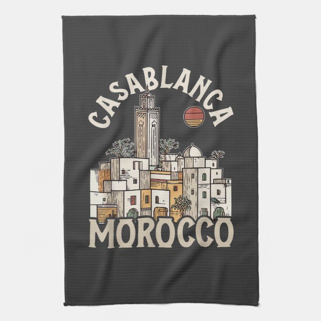 casablanca marocko  kökshandduk (Vertikal)