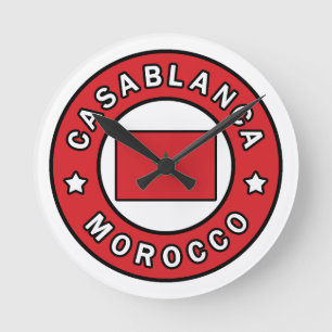 Casablanca Marocko Rund Klocka