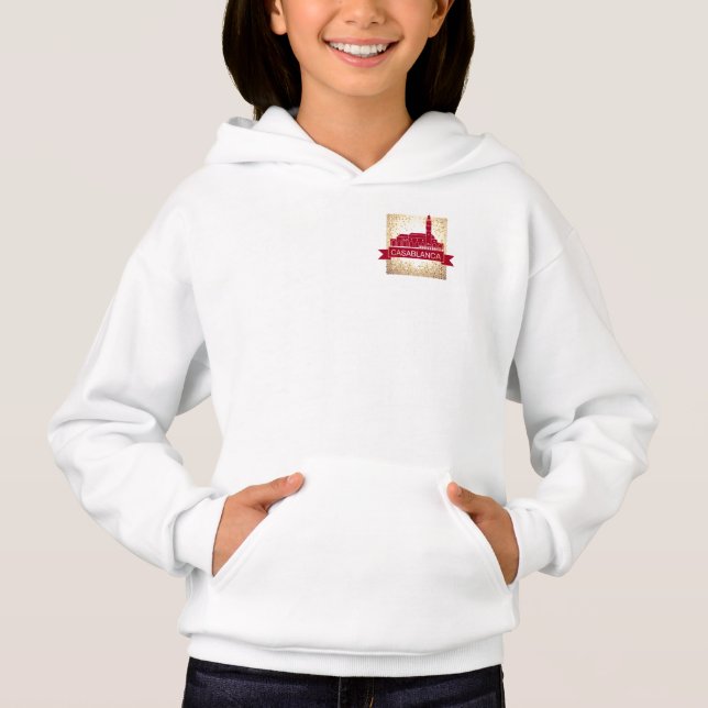 Casablanca Marocko Souvenir T Shirt (Framsida)