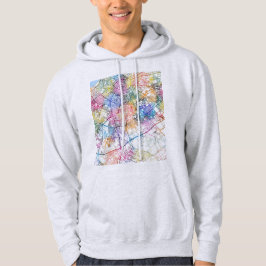 Casablanca Marocko Stadskarta Hoodie