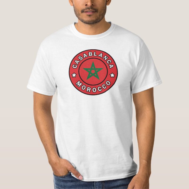 Casablanca Marocko T Shirt (Framsida)