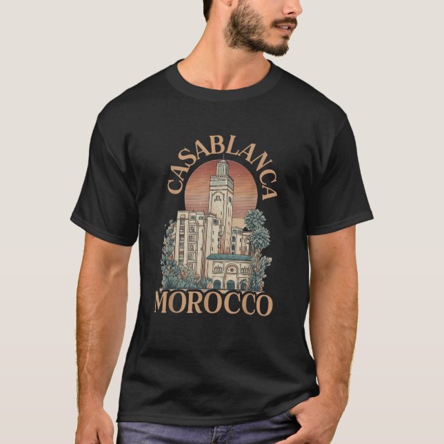casablanca marocko t shirt (Framsida)