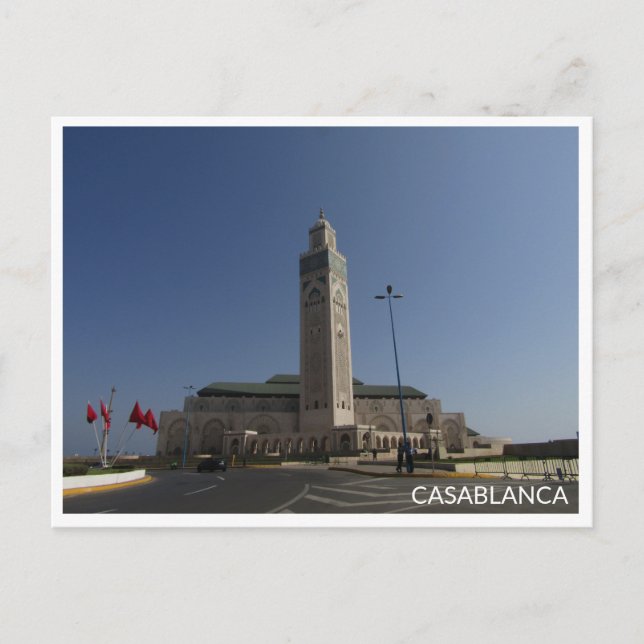 Casablanca Marocko Vykort (Framsida)