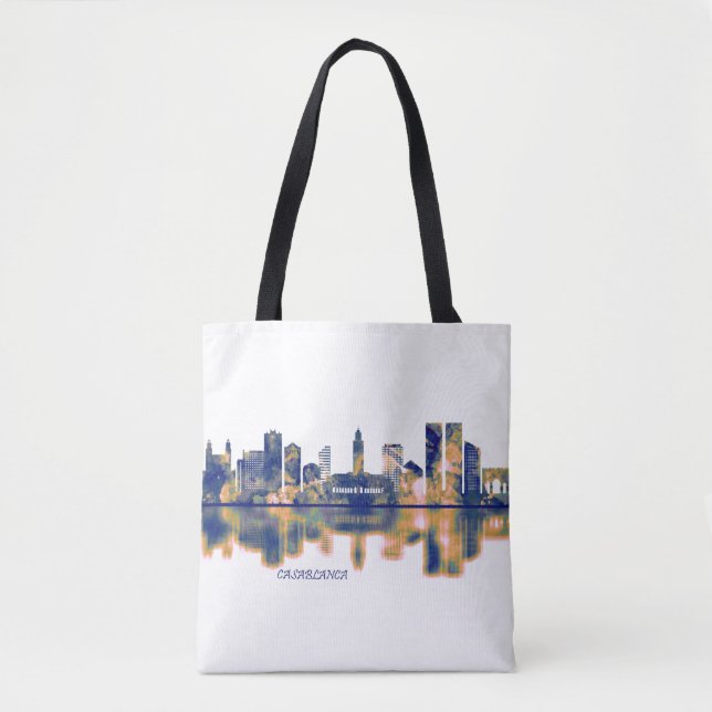 Casablanca Skyline Tygkasse (Framsida)