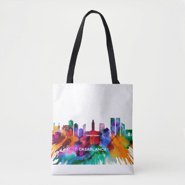 Casablanca Skyline Tygkasse (Framsida)