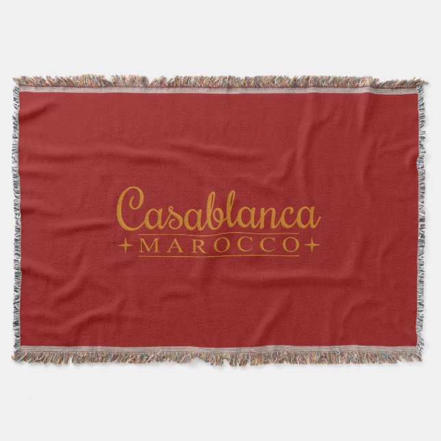 Casablanca throw filtar (Framsidan)