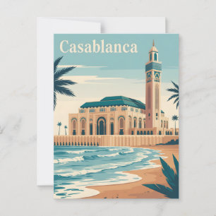 Casablanca vintage vykort