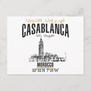 Casablanca Vykort