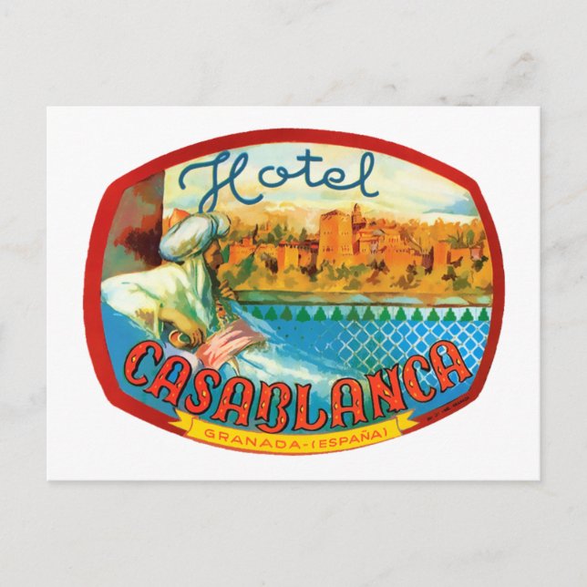 CasablancaHotel Vykort (Framsida)