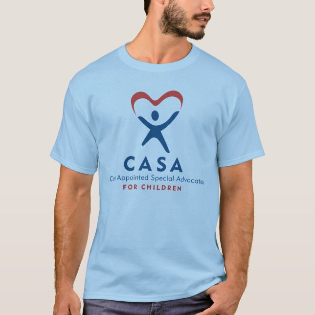 CASAmanar T-tröja (blått) Tee (Framsida)