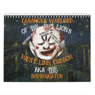 CASANOVA KRIGSHERRE Fler VÄSTLIG LINN OREGON ELLER Kalender