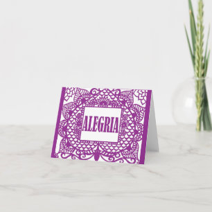 CasaQ Papel Picado noterar kortet Kort