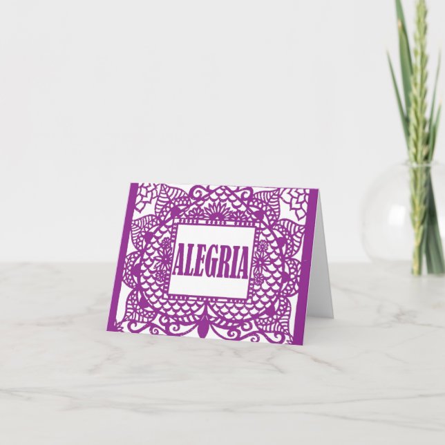 CasaQ Papel Picado noterar kortet Kort (Framsida)