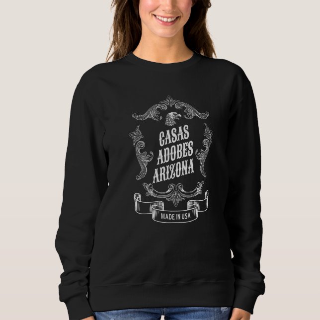 Casas Adobes stad Arizona Premium T Shirt (Framsida)