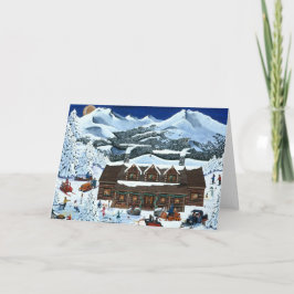 Cascade Cabin Helgdag Helgkort