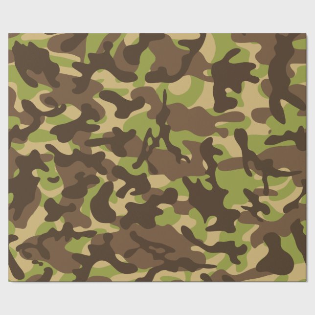 Cascade Camouflage Presentpapper (Seam)