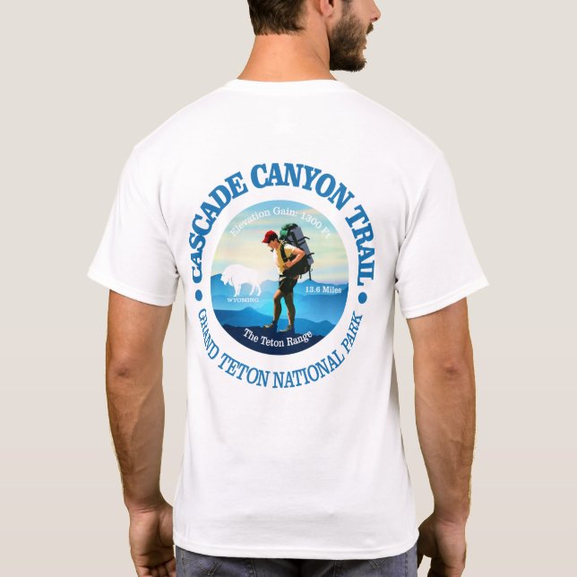 Cascade Canyon Trail (C) T Shirt (Baksida)