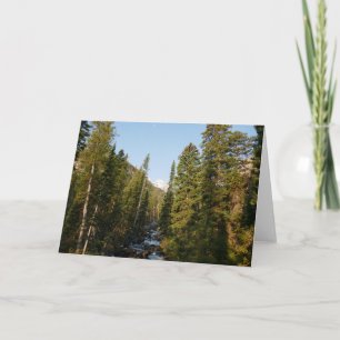 Cascade Creek vid Grand Teton Kort