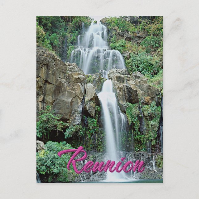 Cascade des Aigrettes Saint Gilles Réunion Vykort (Framsida)