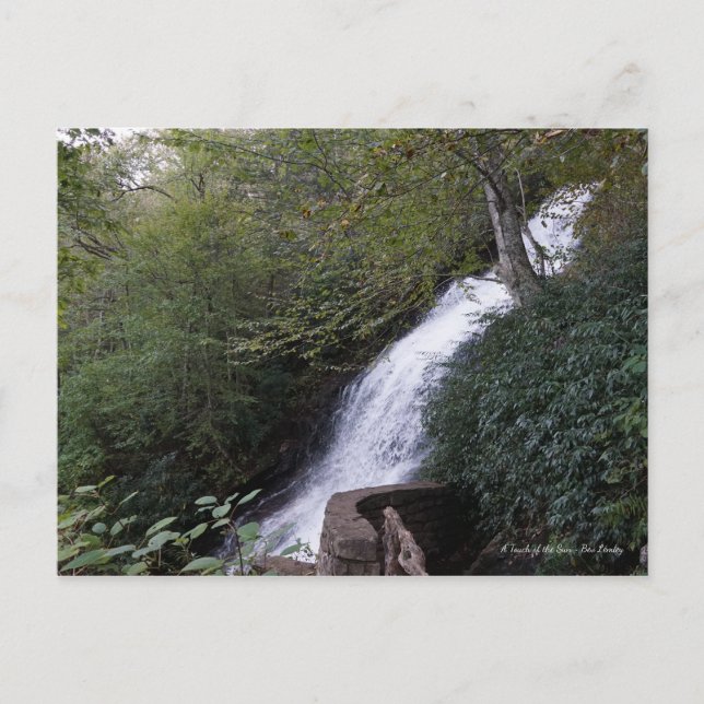 Cascade Falls, Blue Ridge Mountain Vykort (Framsida)