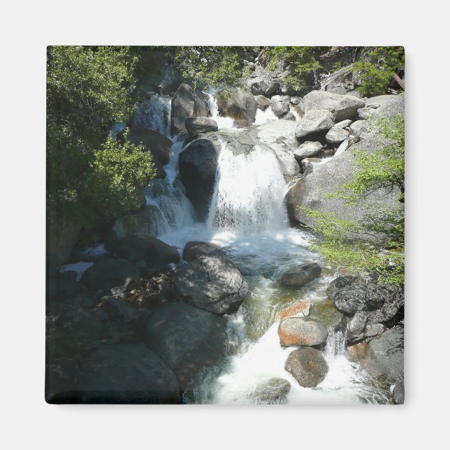 Cascade Falls i nationalparken Yosemite Magnet (Framsidan)