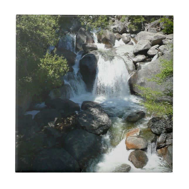 Cascade Falls i Yosemite National Park Kakelplatta (Framsidan)