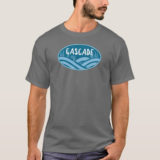Cascade Idaho utomhus T Shirt (Framsida)