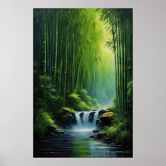 Cascade in Emerald Grove Poster (Framsidan)