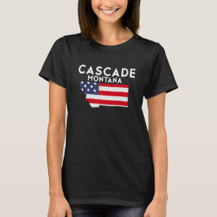 Cascade Montana USA: USA: Amerika Travel Montanan T Shirt