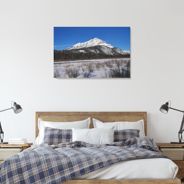Cascade Mountain Canada Canvas Print (Insitu (sovrum))
