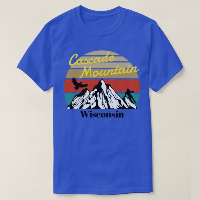 Cascade Mountain ski Wisconsin 1 T Shirt (Design framsida)