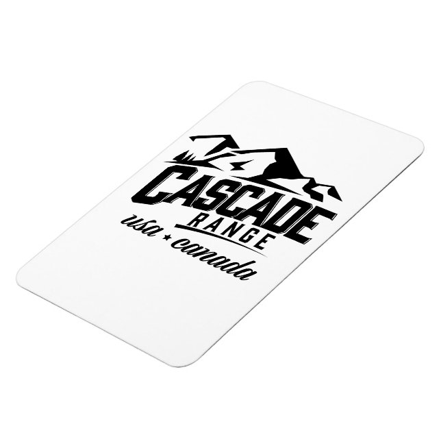 Cascade Range USA Kanada logotyp. Magnet (Vänstra Sidan)