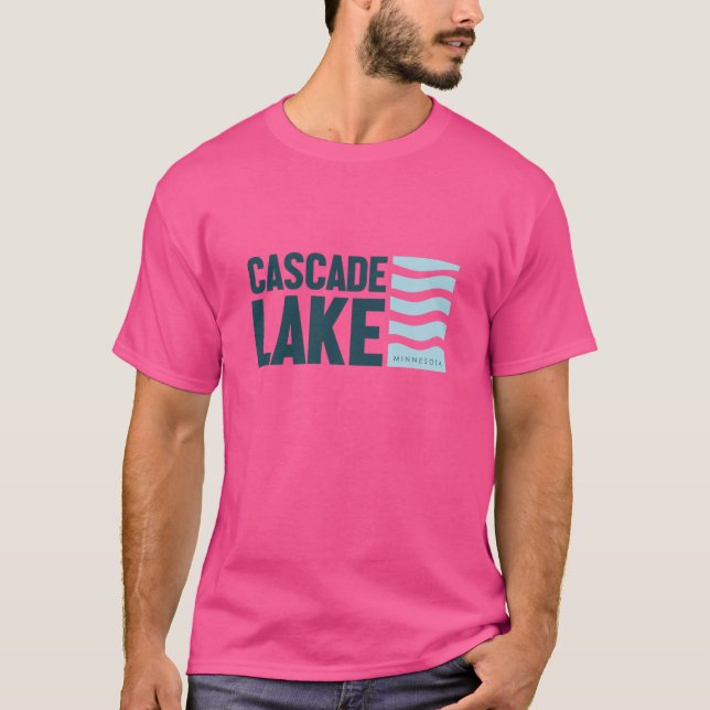 Cascade Sjö Minnesota T Shirt (Framsida)