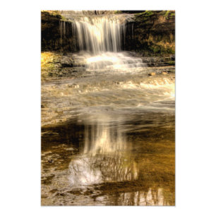 Cascades vid Glen Helen Nature Reserve, Ohio Fototryck