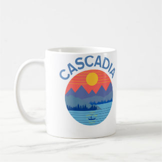 Cascadia Fishing Hiking Camping Kaffemugg
