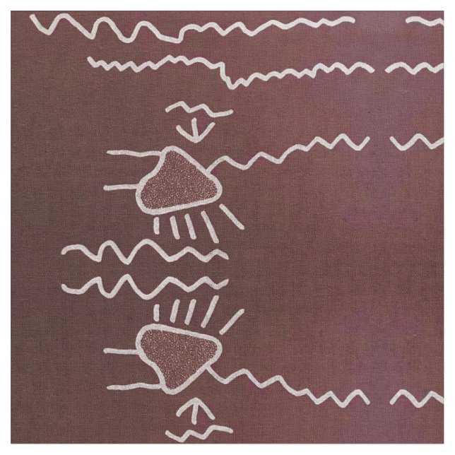 Cascadia Pictograph Brun Tyg (Närbild)