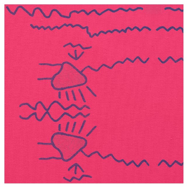 Cascadia Red Fabric Tyg (Närbild)