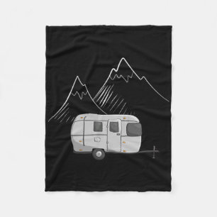 Cascadian Designs Dam Airstream Camping Trailer Fleecefilt