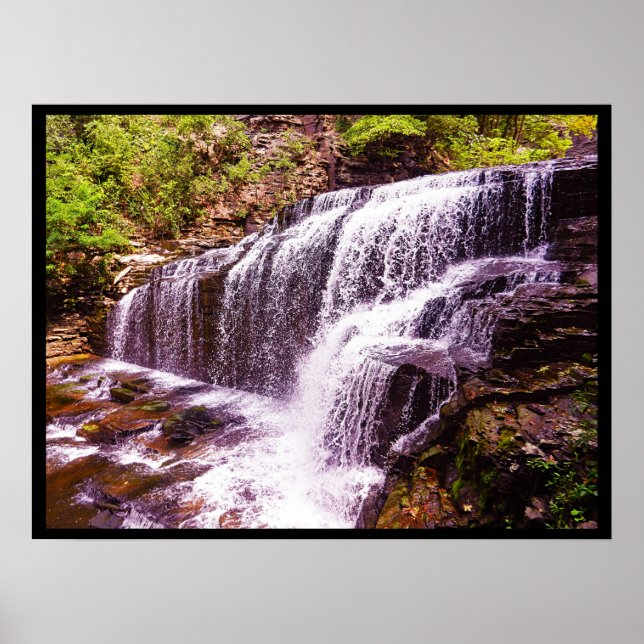 CASCADILLA GORGE ITHACA NEW YORK POSTER (Framsidan)